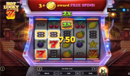 Hot Lucky 7's Slot Game Screenshot