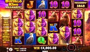 Buffalo King Megaways Slot Game Screenshot