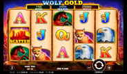 Wolf Gold Slot Game Screenshot