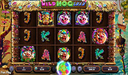 Wild Hog Luau Slot Game Screenshot