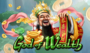 Thumbnail image featuring the Spinlogic God of Wealth slot game.