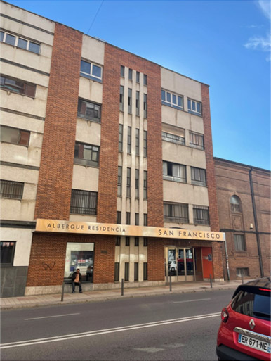 My Albergue in Leon.