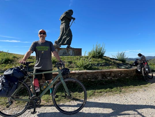 High point on the CaminoFrances