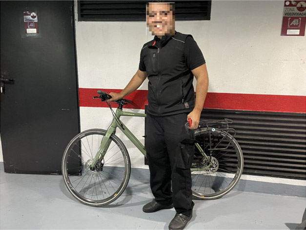 Vicente – The lucky owner of my Camino bicycle.