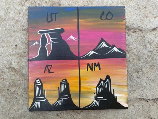 painted piece