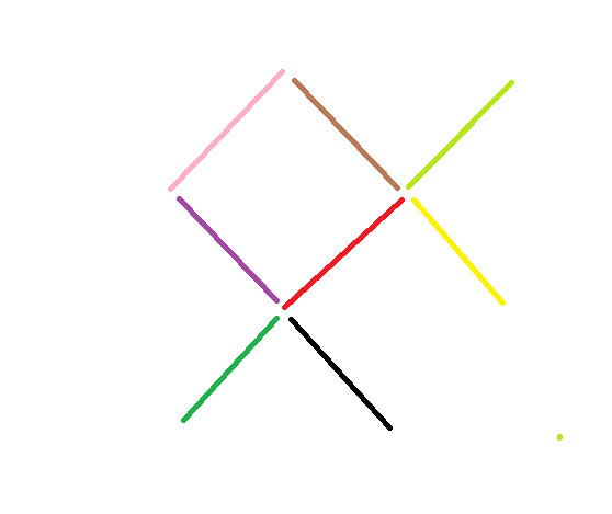 Move the light green toothpick