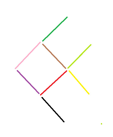 Move the dark green toothpick