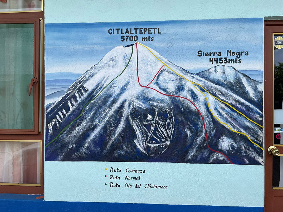 Map of Orizaba
