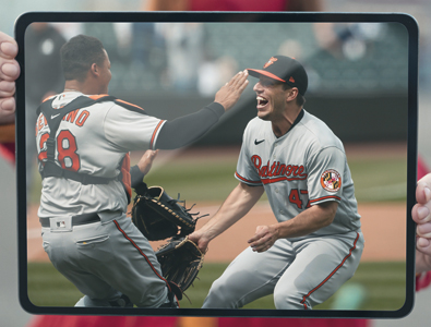 John Means of the Baltimore Orioles Pitches No – Hitter vs. Seattle Mariners