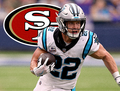 McCaffrey to the San Francisco 49ers
