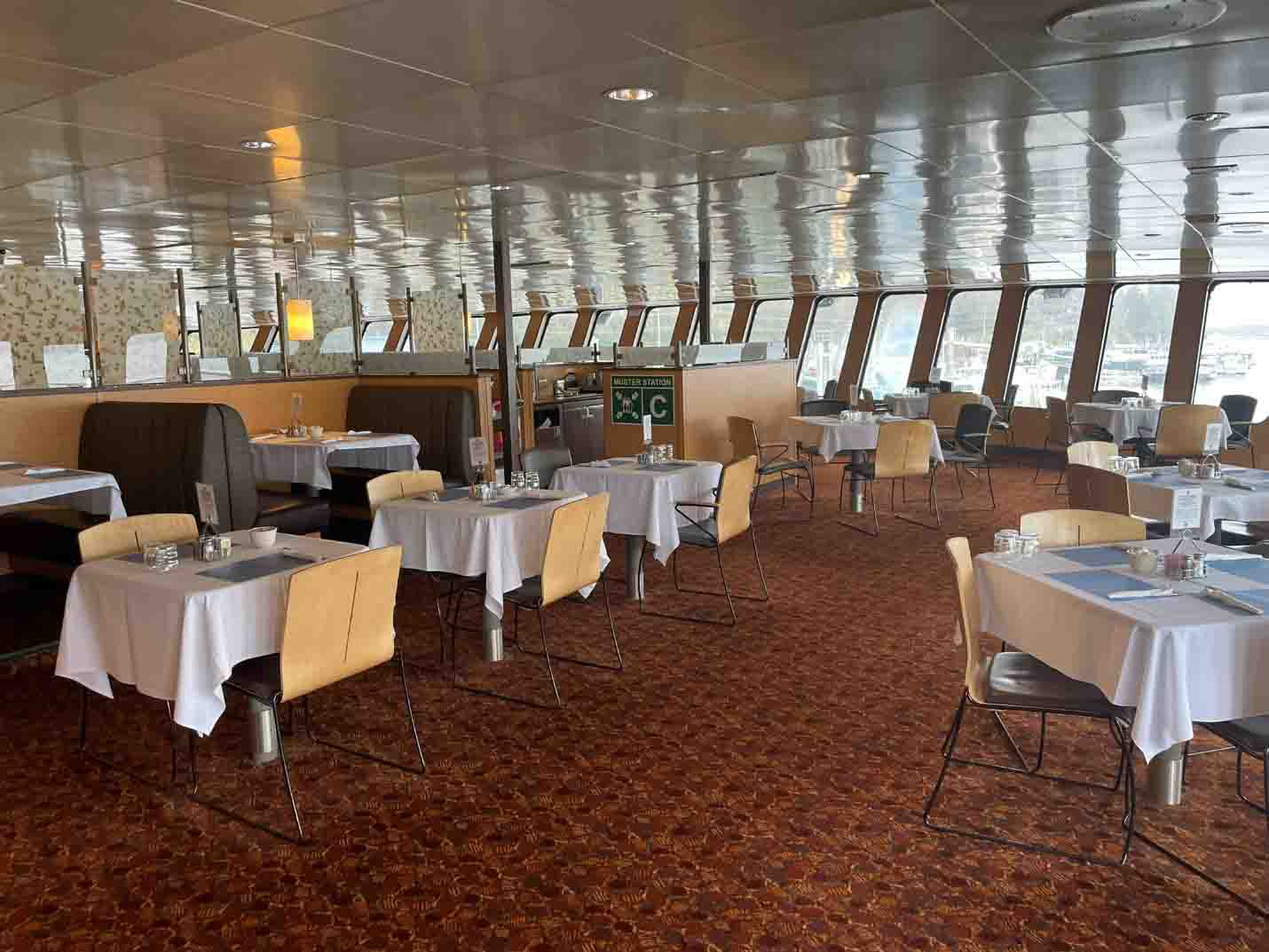 The fancy dining room.