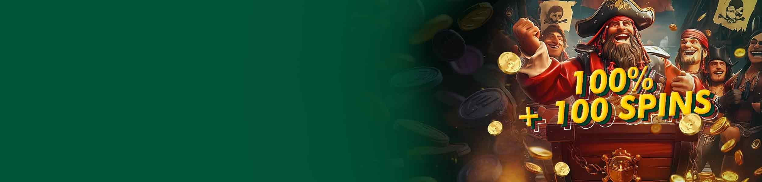 100% + 100 Free spins June promotion