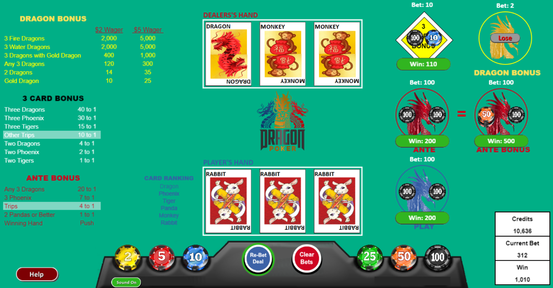 Dragon Poker