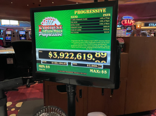 face up pai gow poker progressive