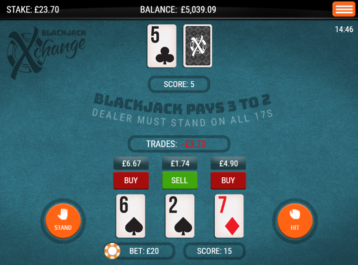 Blackjack X-Change 1