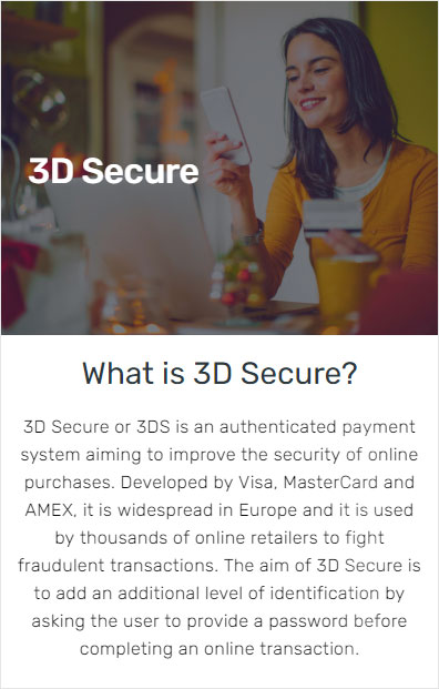 <strong>Security –</strong> The security of this payment processing solution has been underscored. HiPay is highly regarded for its advanced 3D Secure protection system, abbreviated as 3DS. This technology allows users to share their information with confidence, as every transaction undergoes individual risk assessment, analysis, and authentication procedures.